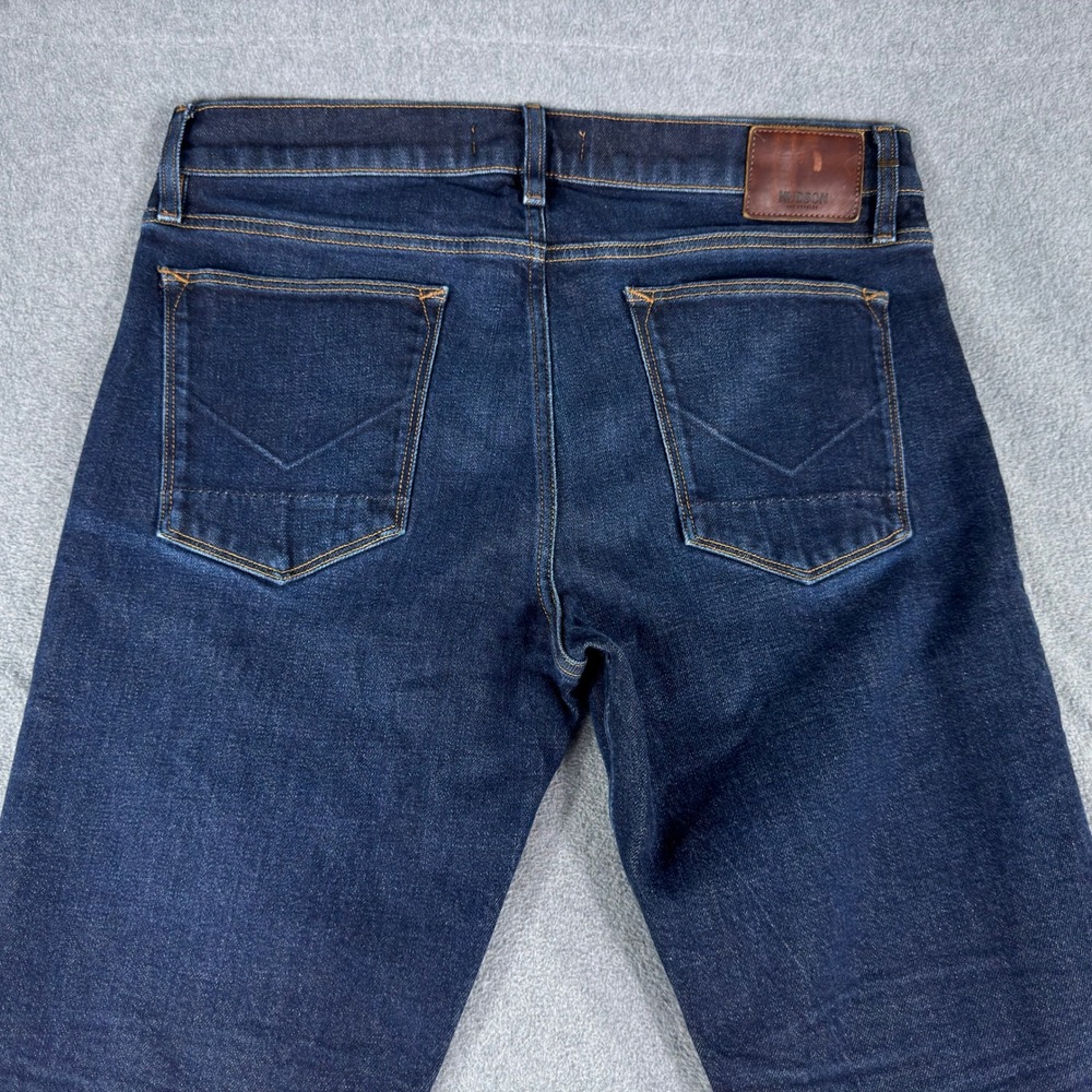 Hudson Axl Skinny Jeans Mens 36x32 Blue Dark Wash Denim Stretch